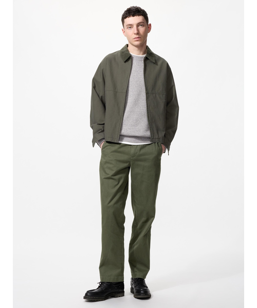 ジップアップショートブルゾン｜ユニクロの通販｜&mall（アンドモール