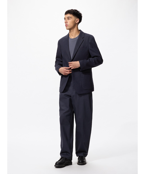 ブラッシュドジャージージャケット｜ユニクロの通販｜&mall（アンド