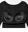 極暖ヒートテックリブUネックブラTシャツ/長袖