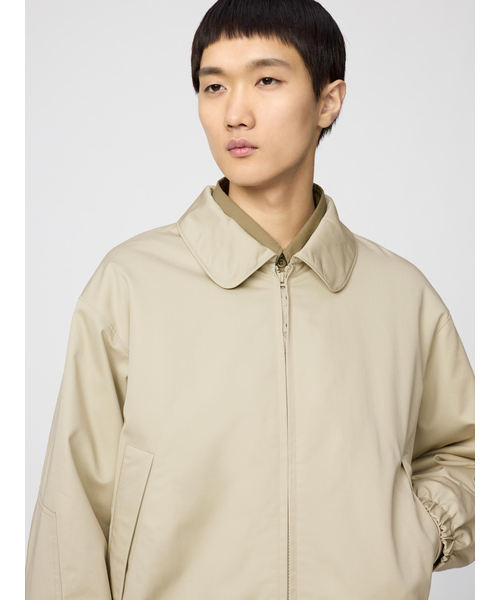 UNIQLO パフテックショートブルゾン　Lサイズ　57 OLIVE UNIQLO パフテックショートブルゾン 57 OLIVE L新品タグ付き