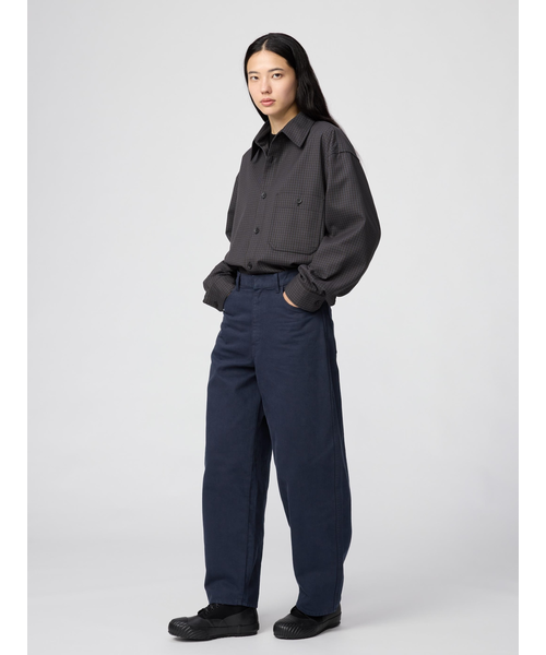 ツイルワークオーバーサイズシャツ｜ユニクロの通販｜&mall（アンド