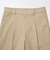 タックワイドパンツ/コットン
