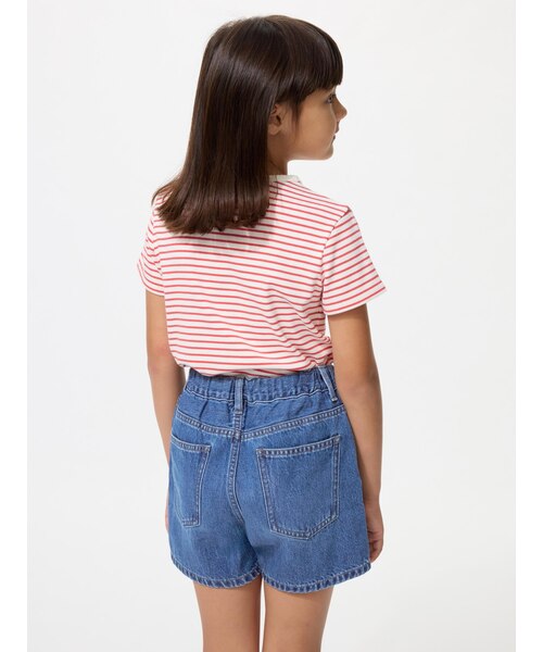 GIRLS デニムショートパンツ｜ユニクロの通販｜&mall（アンドモール