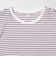 ソフトコットンラウンドヘムT/長袖/ボーダー
