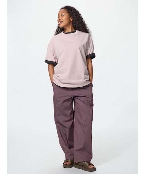 ボクシークロップドTシャツ｜ユニクロの通販｜&mall（アンドモール