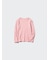 GIRLS リブクルーネックTシャツ
