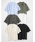 ドライワッフルヘンリーネックTシャツ