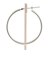 【新品】 Pt900 ピアス フープ パイプ 2×30 Pt900プラチナ シルバー レディース