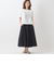 ウエストリブフレアスカート[41415137]natural mist
