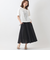 ウエストリブフレアスカート[41415137]natural mist