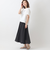 ウエストリブフレアスカート[41415137]natural mist