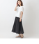 ウエストリブフレアスカート[41415137]natural mist