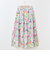 アートフラワーティアードスカート[41415145]natural mist