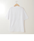 カラフルボタン&ロゴ刺繍Tシャツ[30111311]natural mist