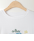 イラスト刺繍デザインTシャツ[30111312]natural mist