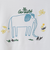 イラスト刺繍デザインTシャツ[30111312]natural mist