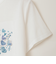 フラワーエンブロイダリーTシャツ[30111315]natural mist