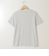 ビーズ&ロゴエンブロイダリーTシャツ[30111316]natural mist