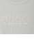 ビーズ&ロゴエンブロイダリーTシャツ[30111316]natural mist
