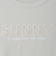 ビーズ&ロゴエンブロイダリーTシャツ[30111316]natural mist