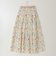 プリントレースティアードスカート  [41415154]natural mist