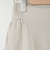 サイドレースコットンリネンパンツ  [41417190]natural mist