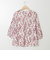 ボタニカルプリントブラウス  [41413488]natural mist