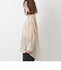 オーバーシルエットシアーブラウス[40813305]natural mist