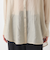 オーバーシルエットシアーブラウス[40813305]natural mist