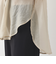 オーバーシルエットシアーブラウス[40813305]natural mist