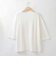 スリットヘムロゴ入りプルオーバー  [41411365]natural mist
