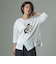 スリットヘムロゴ入りプルオーバー  [41411365]natural mist
