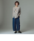 スリットヘムロゴ入りプルオーバー  [41411365]natural mist
