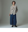 スリットヘムロゴ入りプルオーバー  [41411365]natural mist