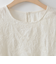 ステッチ刺繍コットンブラウス  [41713468]natural mist