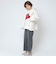 トマトデザインニットベスト  [41412472]natural mist