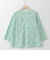 ボタニカルプリントコットンブラウス  [41413669]natural mist