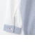 ダブルポケットバンドカラーデザインシャツ  [30113648]natural mist