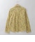 【洗える/日本製】ボタニカルフラワーシャツ  [71213738]natural mist