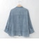 【洗える】コットンシアーデニムシャツ  [71213630]natural mist