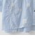フラワーサークル刺繍ストライプシャツ  [41713676]natural mist