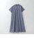 オープンカラーストライプワンピース  [61716370]natural mist