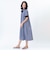 リブジョイントストライプワンピース  [61716371]natural mist