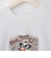 イラストデザインコットンTシャツ  [22011533]natural mist