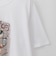 イラストデザインコットンTシャツ  [22011533]natural mist