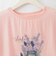 ボトルフラワープリント刺繍デザインTシャツ  [22011542]natural mist