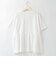 カットワークレースドッキングTシャツ  [22011546]natural mist