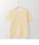 フラワー刺繍シアージョイントTシャツ  [41411521]natural mist