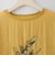 フラワーブーケプリント刺繍デザインTシャツ  [22011544]natural mist