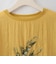 フラワーブーケプリント刺繍デザインTシャツ  [22011544]natural mist